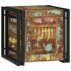 vidaXL Cutie de depozitare 40 x 40 x 40 cm Lemn masiv de acacia