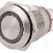 Intrerupator anti-vandalism, OFF-(ON), &Oslash;19mm, BULGIN, MPI002/TE/RD/24