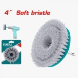 TOTAL - PERIE MOALE 4&#039;&#039; PENTRU STICLA, PLASTIC, COVOARE PowerTool TopQuality