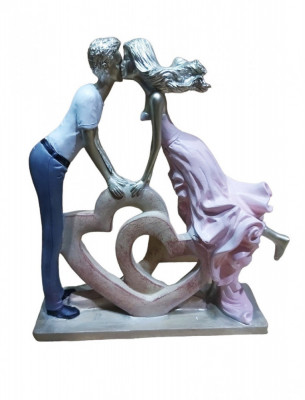 Statueta Decorativa Indragostiti, Love, 28 cm, 103SA foto
