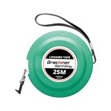 Ruleta forestiera Breckner Germany, carcasa PVC, lama si carlig metal, 25 m x 10 mm, retragere banda cu manivela