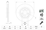 BOSCH 0 986 478 852 Disc frana
