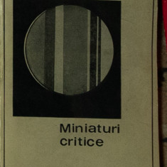 Constantin Cublesan - Miniaturi critice
