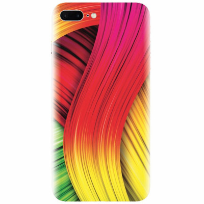 Husa silicon pentru Apple Iphone 7 Plus, Colorful Abstract foto