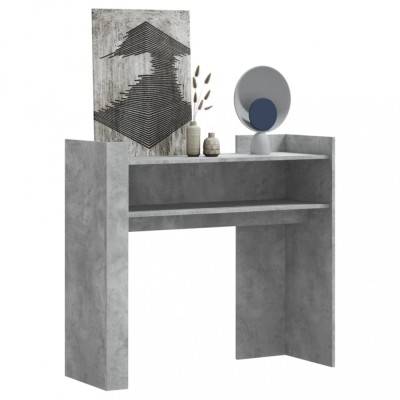 vidaXL Masă consolă, gri beton, 100x35x90 cm, lemn prelucrat 848468 foto