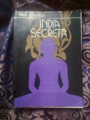 d7 INDIA SECRETA - PAUL BRUNTON foto