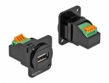 Modul D-type USB 2.0-A la bloc terminal, Delock 86734