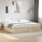 vidaXL Cadru de pat, stejar sonoma, 200x200 cm, lemn prelucrat 3280988