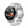 Ceas smartwatch business C12 OMC compatibil Android si IOS argintiu, Otel inoxidabil