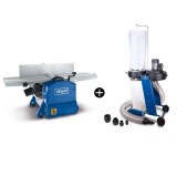 Cumpara ieftin Masina de rindeluit si degrosat HMS1070 Scheppach 5902206901, 1500 W + Aspirator rumegus HD12 Scheppach