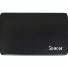 RACK extern SPACER pt HDD/SSD 2.5 inch S-ATA interfata PC USB 3.0 plastic negru &amp;amp;quot;SPR-25612&amp;amp;quot; foto