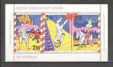 Suedia.1987 200 ani Circul din carnet KS.303, Nestampilat