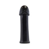 Plug anal PROWLER RED The Helmet Black, din TPE moale, lungime inserabilă 22.8 cm, diametru 7.2 cm, negru