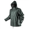 Geaca Ploaie Barbati NEO Rainwear L/52, PU/PVC, Poliester, Verde Inchis, Gluga, 2 Buzunare, Fermoar