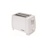 Prajitor de paine Floria, 700 W, 2 felii, 7 trepte rumenire, buton de oprire, carcasa inox, Alb