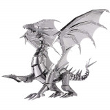 Puzzle 3D - Piececool - Dragon argintiu | Robotime