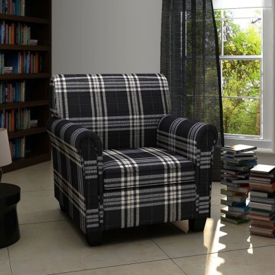 Gossi fotoliu cu perna, negru, material textil foto