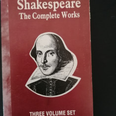 WILLIAM SHAKESPEARE OPERE COMPLETE (ENGLEZA) (set complet, 3 volume)