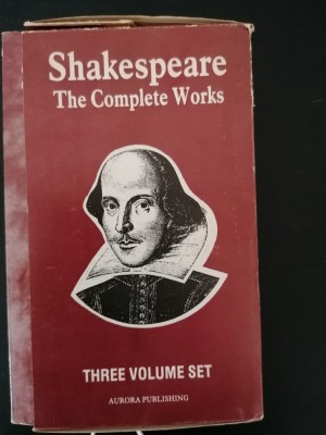 WILLIAM SHAKESPEARE OPERE COMPLETE (ENGLEZA) (set complet, 3 volume) foto