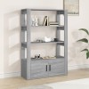 VidaXL Servantă, gri sonoma, 80x30x119,5 cm, lemn prelucrat