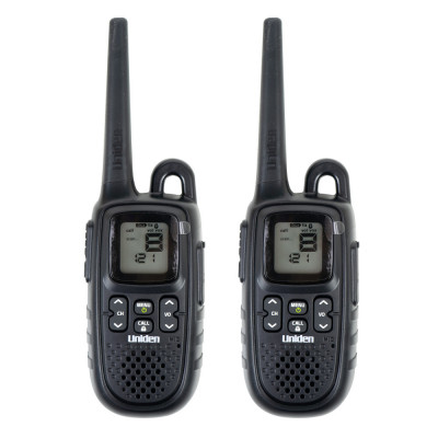 Statie radio portabila Uniden PMR446-SPL-2CK, 8 CH, 38 CTCSS, 83 DCS, 0.5W, set cu 2 buc foto
