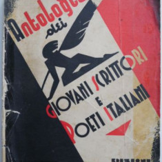 Antologia dei Giovani scrittori e poeti italiani Edizioni novecento (Exemplar uzat, lipsa cotor)