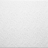 Tavan fals decorativ, polistiren expandat, T107, modern, alb, 50 x 50 x 1 cm
