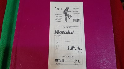 program METALUL SIHISOARA - IPA SIBIU foto