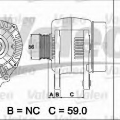 Generator / Alternator AUDI A4 (8D2, B5) (1994 - 2001) VALEO 437492