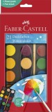 Acuarele 21 culori 30mm + pensula 2023 Faber-Castell, Faber Castell