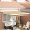 Gossi pergola retractabila automata cu dungi multicolore 300x250 cm