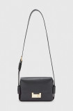 AllSaints poseta de piele culoarea negru