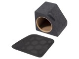 Carcasă difuzor MDF melanj negru 200m Frezare 230mm BASSER