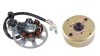 Magnetou + Volanta Scuter Malaguti F12 2T 49cc 50cc 80cc, Aprindere Stator, 6 fire