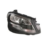 Far Mercedes Clasa E (W213) 03.2016-, partea Dreapta, electric, fara inscriptie Mercedes, cu becuri, cu motoras, cu lumini de zi pe LED, tip bec H7+H