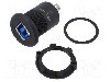 Conector {{Tip conector}}, versiune USB 3.0, {{Orientare spa&amp;#355;iala}}, ONPOW - USB-10C-BK