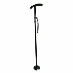 Baston telescopic de sprijin pliabil cu lanterna si pivoti stabilizatori, FOXMAG24? foto