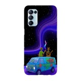 Husa compatibila cu Oppo A72, Viceversa, model Scooby Snacks Scooby Doo, Silicon, TPU, Transparent, Carcasa