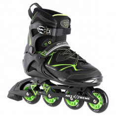 NA9022 Negru/Verde Mărimea 42 Patine Nils Extreme