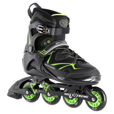 NA9022 Negru/Verde Mărimea 40 Patine Nils Extreme foto