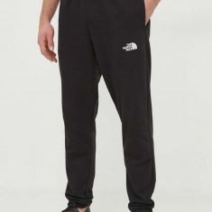 The North Face pantaloni de trening culoarea negru, uni