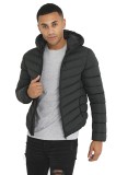 Geaca Barbati Brave Soul Grant Padded Khaki - Usoara, Calduroasa, Antivant, Gluga Fixa, Buzunare Multiple
