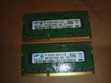 Memorii laptop DDR3 4Gb 2x2Gb 1333Mhz PC3-10600S Samsung
