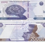 Uzbekistan 2021 - 20.000 som, necirculata