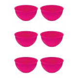 Set boluri, 6 piese, 3 L, Plastic, Fucsia