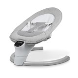 Balansoar Electric Bebe Portabil cu Telecomanda, Priza, Muzica, Perna Lavabila, Centura Siguranta, Plasa Tantari, 15kg