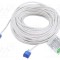 Cablu Patch Cord RJ45 LOGILINK U/UTP Cat 6a, 20m, alb, litat, neechipat