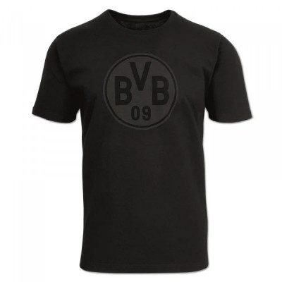 Borussia Dortmund tricou de bărbați Logo fullblack - XXL foto