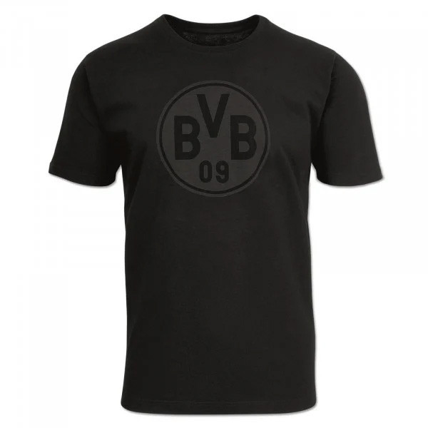 Borussia Dortmund tricou de bărbați Logo fullblack - XXL