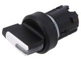 Comutator rotativ 22mm alb stabil 1 poziție
